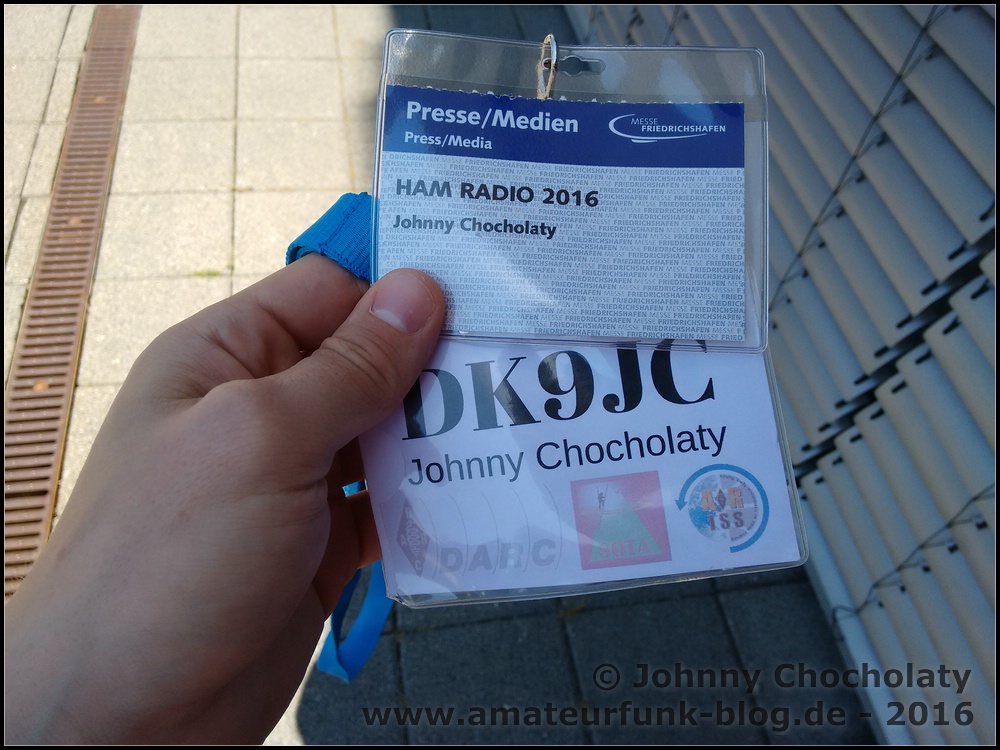 DK9JC betritt die Ham Radio 2016